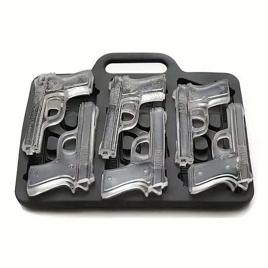Diamond Rose Gun ETC. Shaped Ice Cube Mold Food Grade Silicone Square Ice Cube Maker Tray High Quality Mold for Bar Making Drink