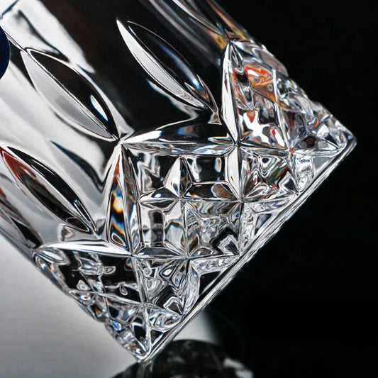 6Pcs/4Pcs/2Pcs/1Pcs Whiskey Cup Crystal Glass 230Ml Wine Cup Transparent Drinkware for Bar/Home Spirit Cups Embossed Water Cup