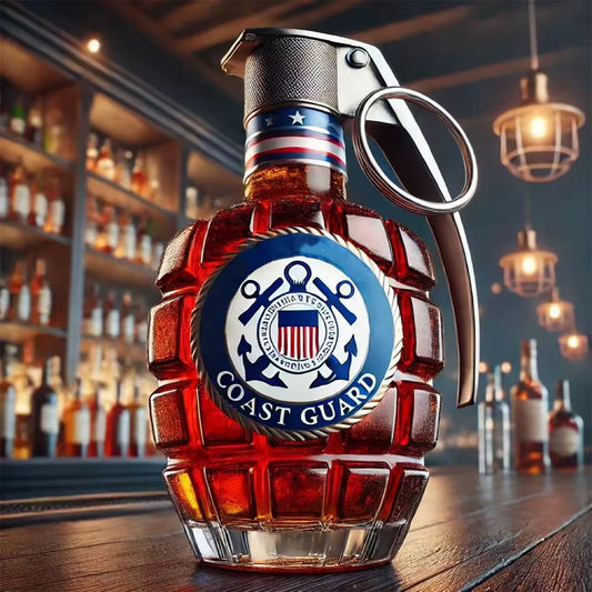 High Borosilicate Grenade Shaped Sparkling Wine Bottle Glass Sealed Wine Jar Home Brewing Bottle Whiskey Brewing Bottle