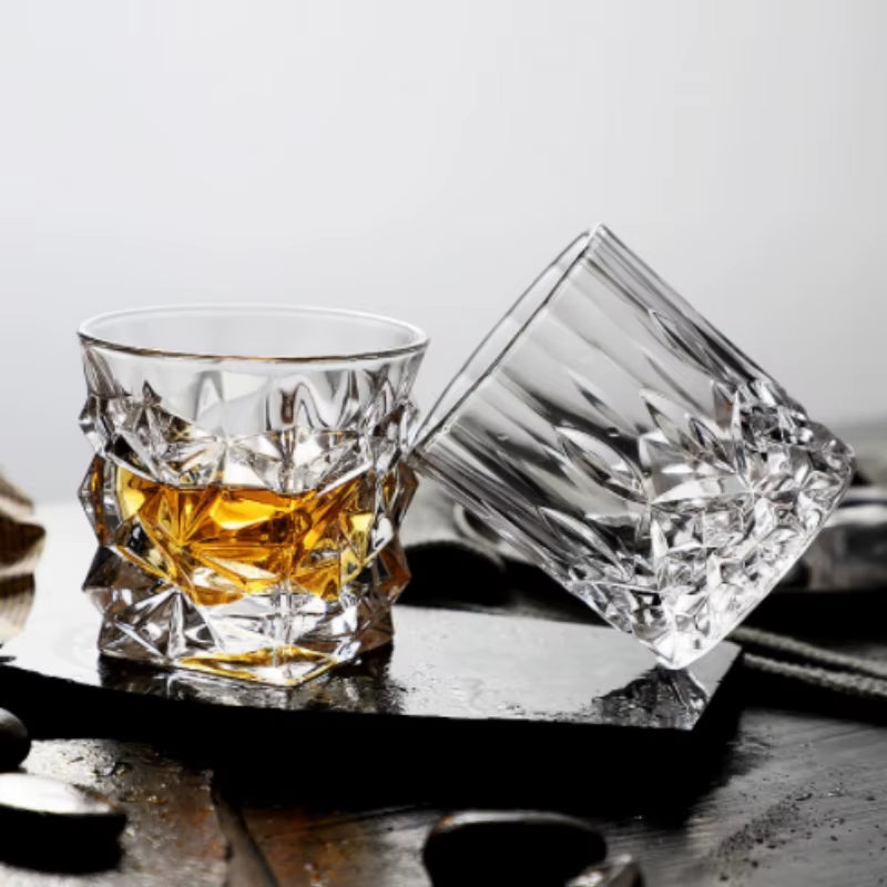 750Ml Creative Crystal Square Bottle Whiskey Vodka Wine Decanter Bottle Whisky Glass Beer Glass Spirits Cup Water Glass Bar Home